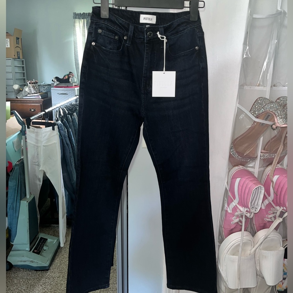 NWT Pistola Lennon High Rise Crop Boot Jeans